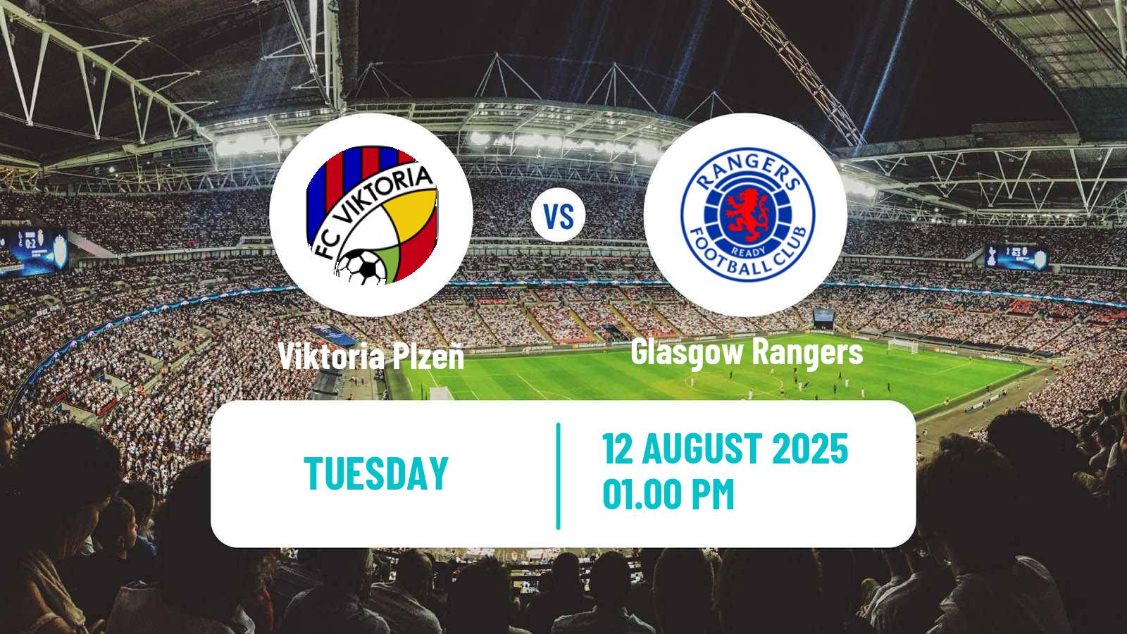 Soccer UEFA Champions League Viktoria Plzeň - Glasgow Rangers