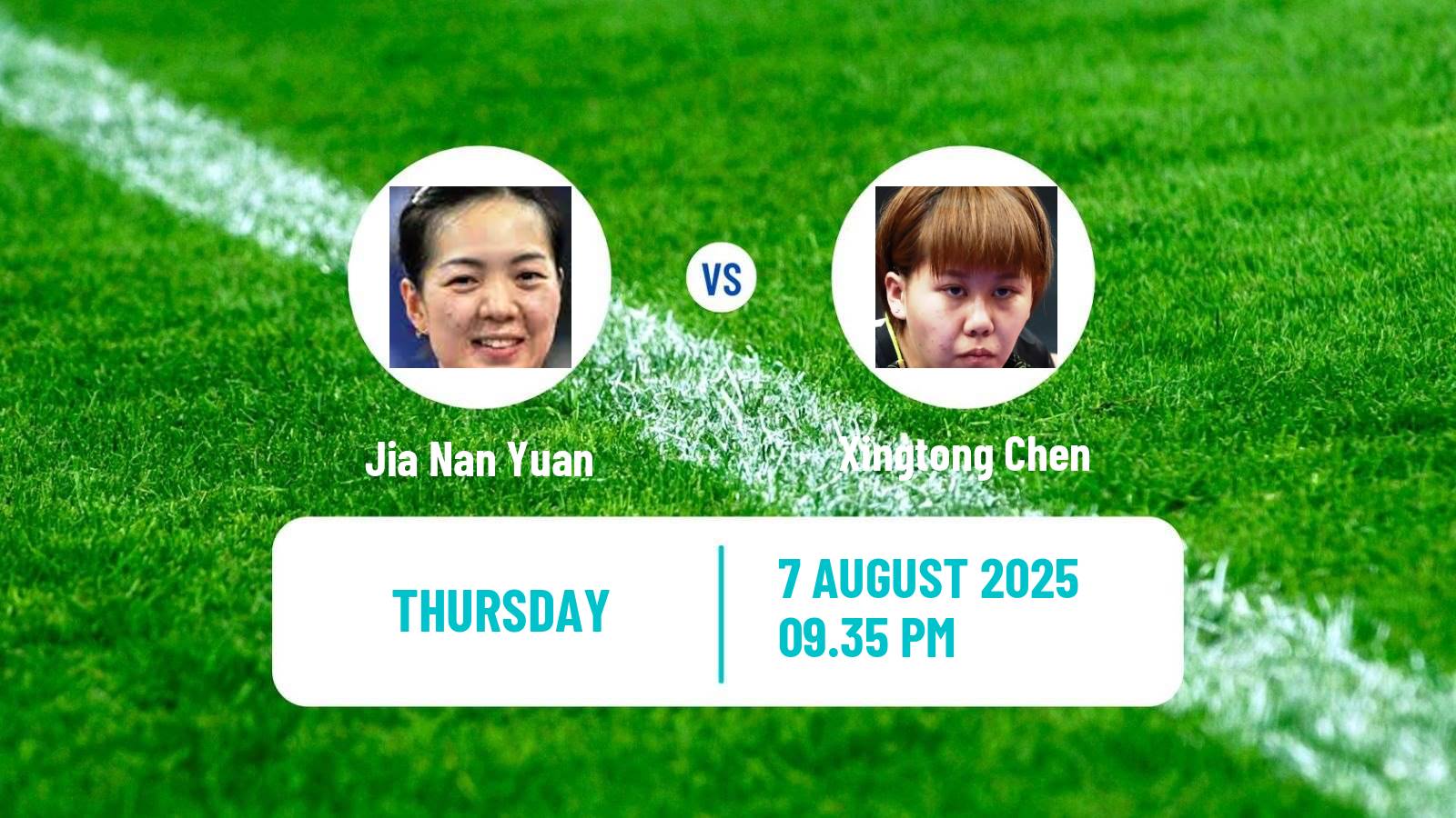 Table tennis Wtt Champions Yokohama Women Jia Nan Yuan - Xingtong Chen