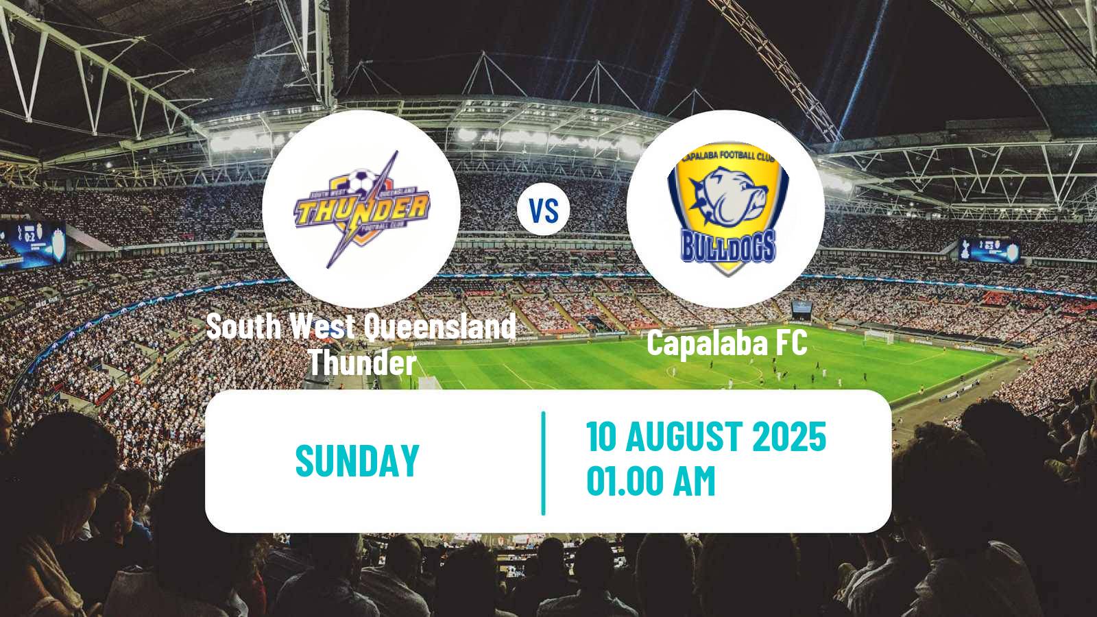 Soccer Australian Queensland Premier League South West Queensland Thunder - Capalaba