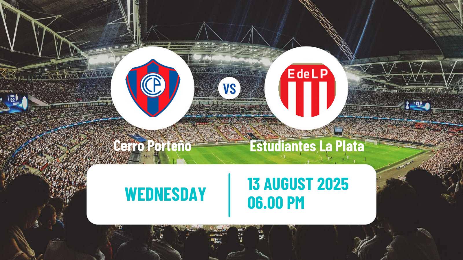 Soccer Copa Libertadores Cerro Porteño - Estudiantes La Plata