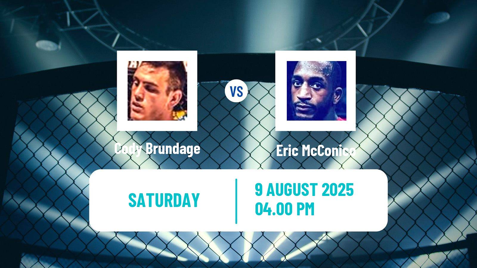 MMA Middleweight UFC Men Cody Brundage - Eric McConico