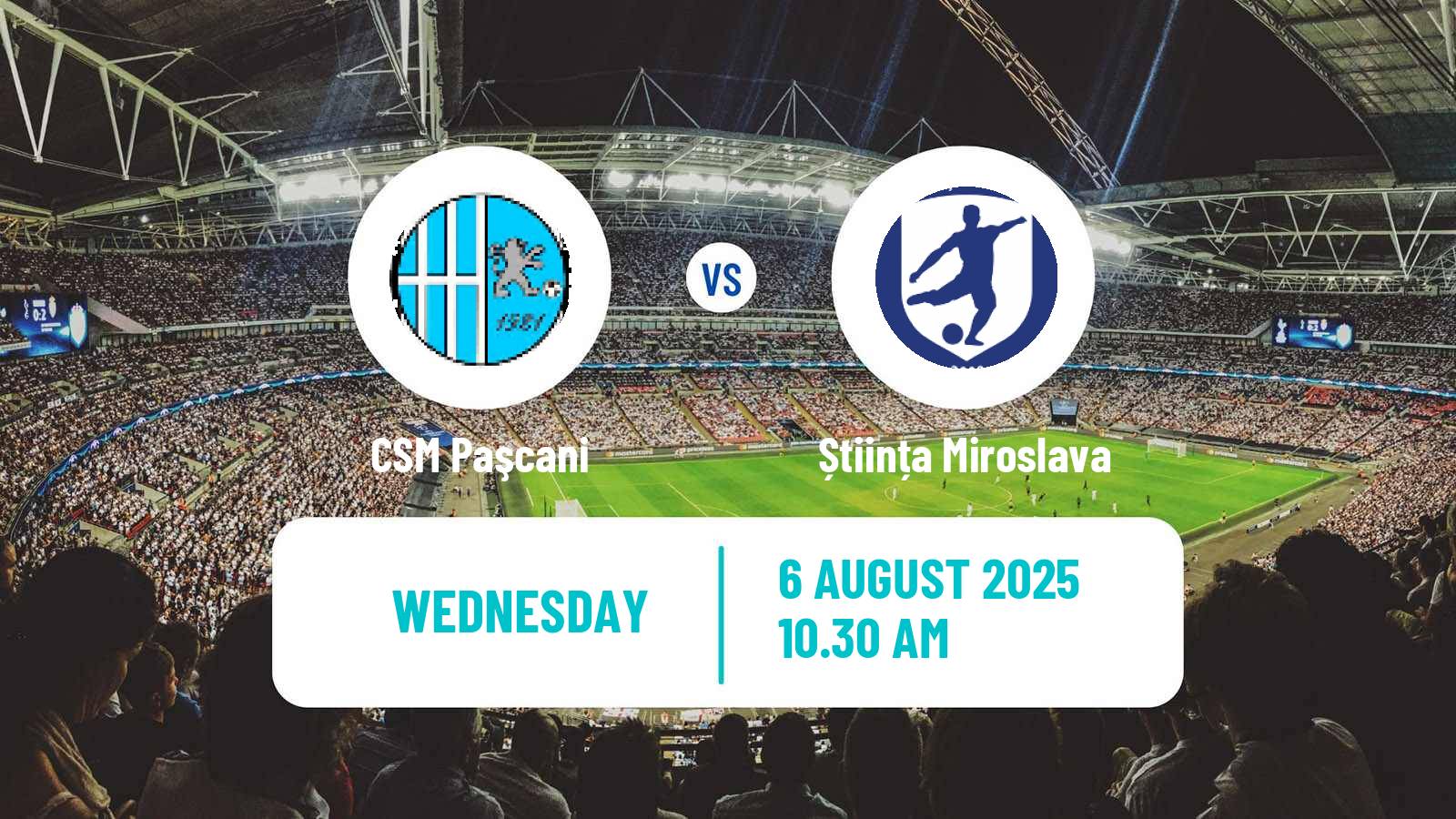 Soccer Romanian Cup Paşcani - Știința Miroslava