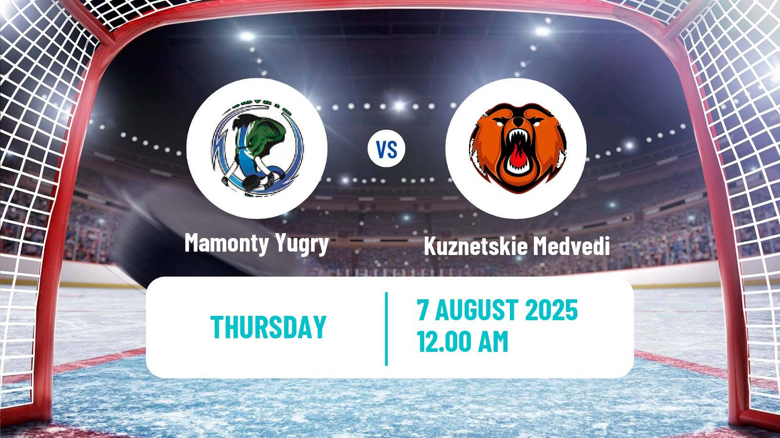 Hockey Club Friendly Ice Hockey Mamonty Yugry - Kuznetskie Medvedi
