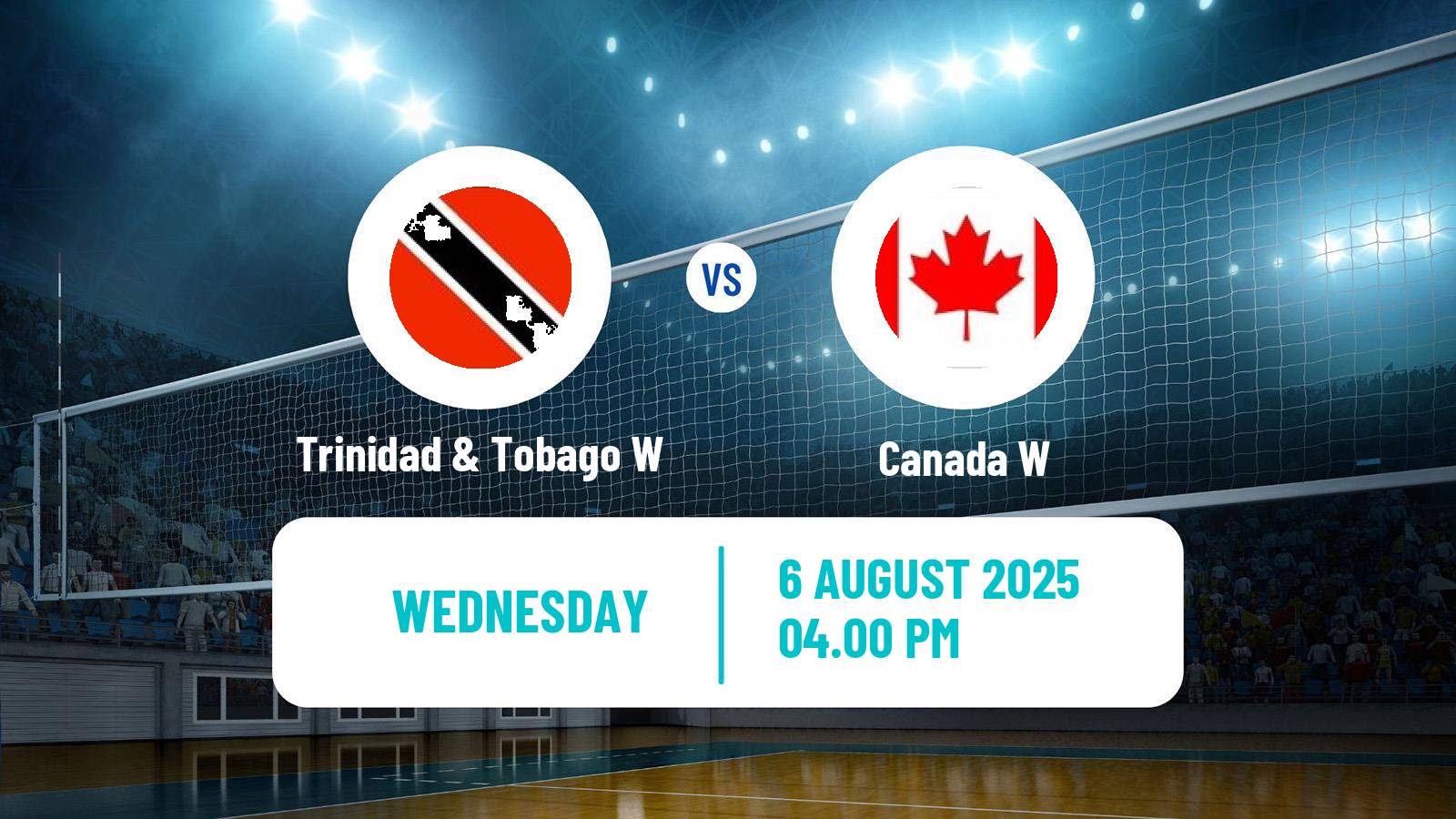 Volleyball Pan-American Cup Volleyball Women Trinidad & Tobago W - Canada W
