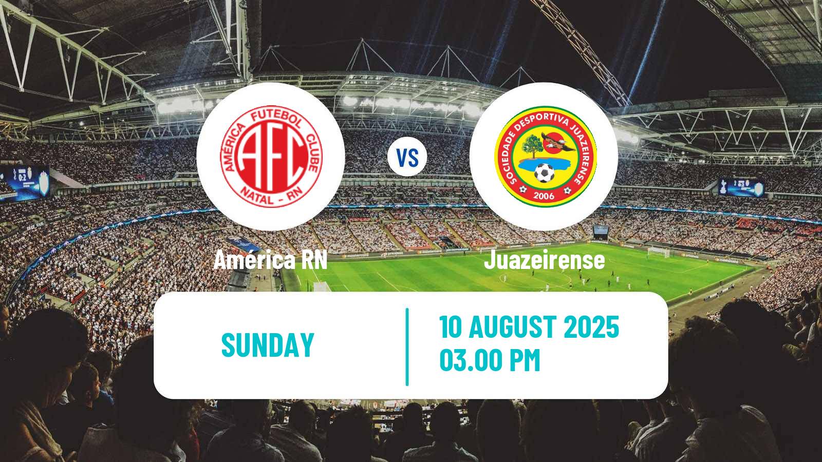 Soccer Brazilian Serie D América RN - Juazeirense