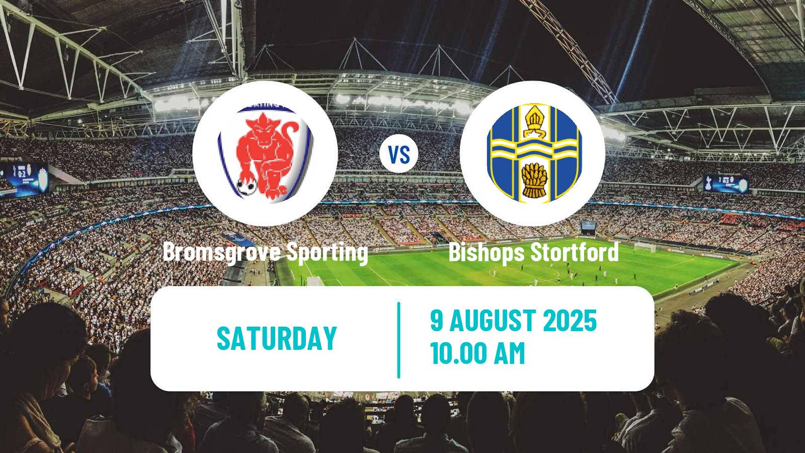 Soccer English Southern League Central Division Bromsgrove Sporting - Bishops Stortford
