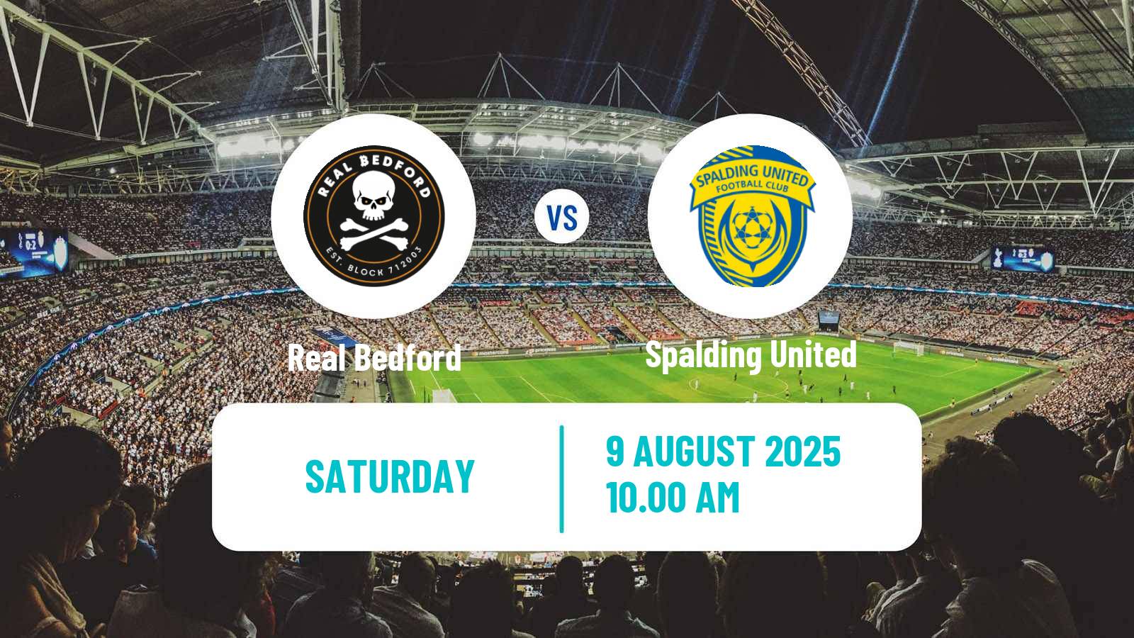 Soccer English Southern League Central Division Real Bedford - Spalding United