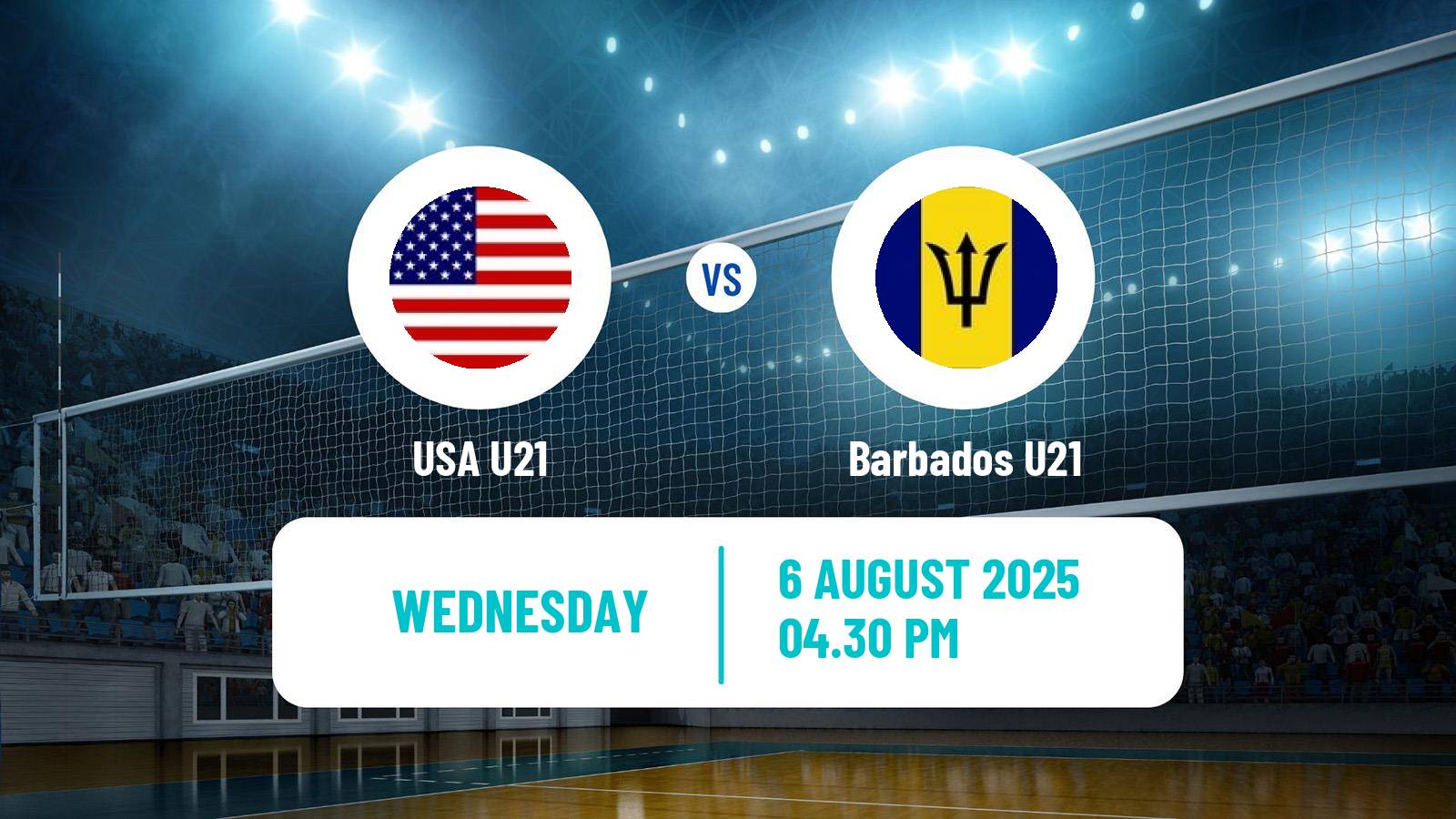 Volleyball Pan-American Cup U21 Volleyball USA U21 - Barbados U21
