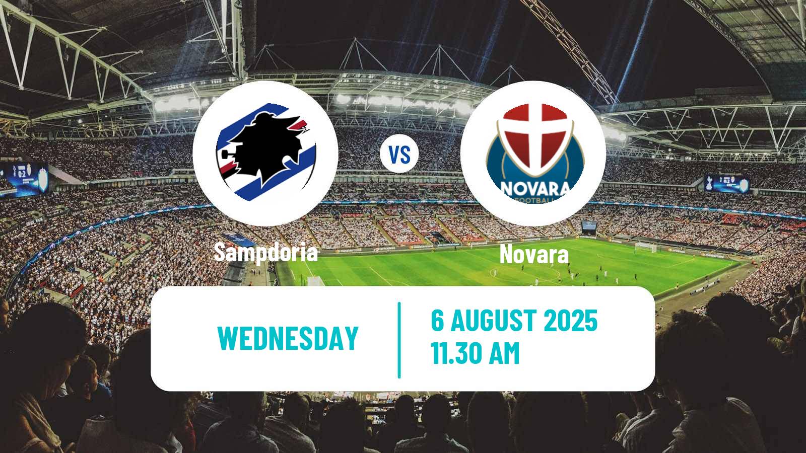 Soccer Club Friendly Sampdoria - Novara
