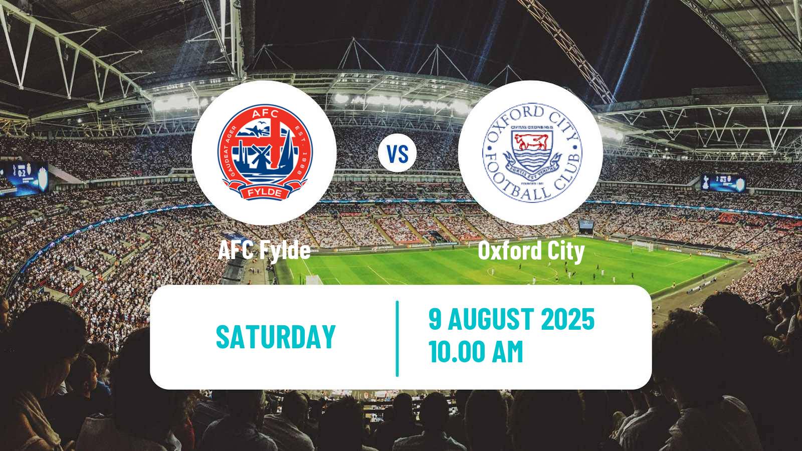 Soccer English National League North Fylde - Oxford City