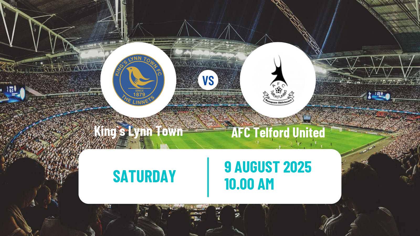 Soccer English National League North King`s Lynn Town - AFC Telford United