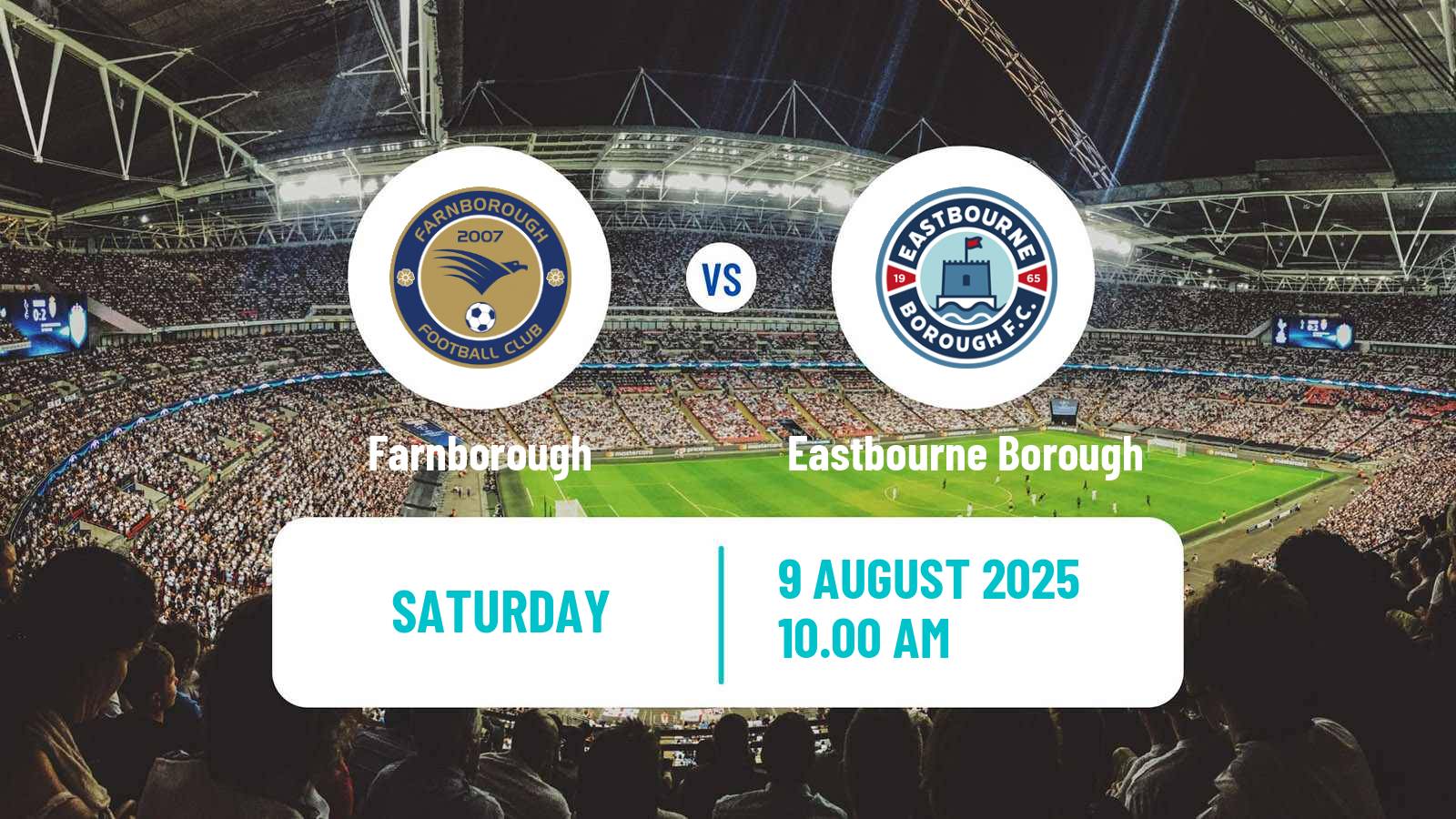 Soccer English National League South Farnborough - Eastbourne Borough