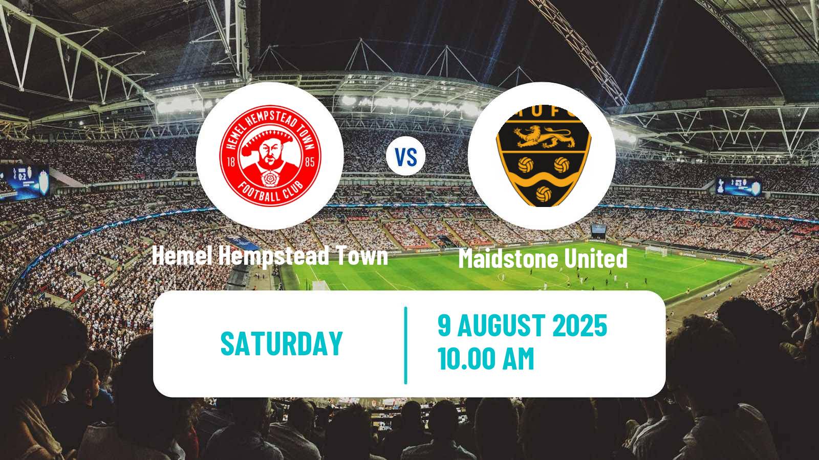 Soccer English National League South Hemel Hempstead Town - Maidstone United