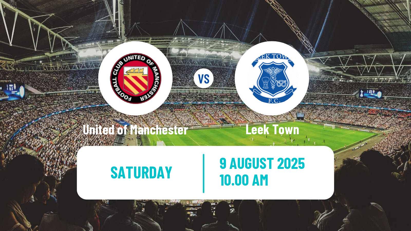 Soccer English NPL Premier Division United of Manchester - Leek Town