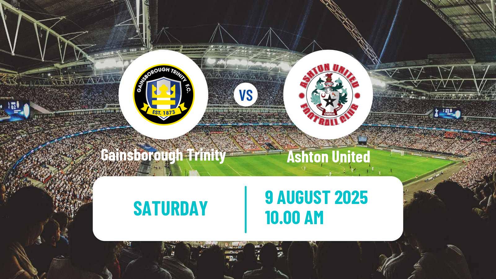 Soccer English NPL Premier Division Gainsborough Trinity - Ashton United