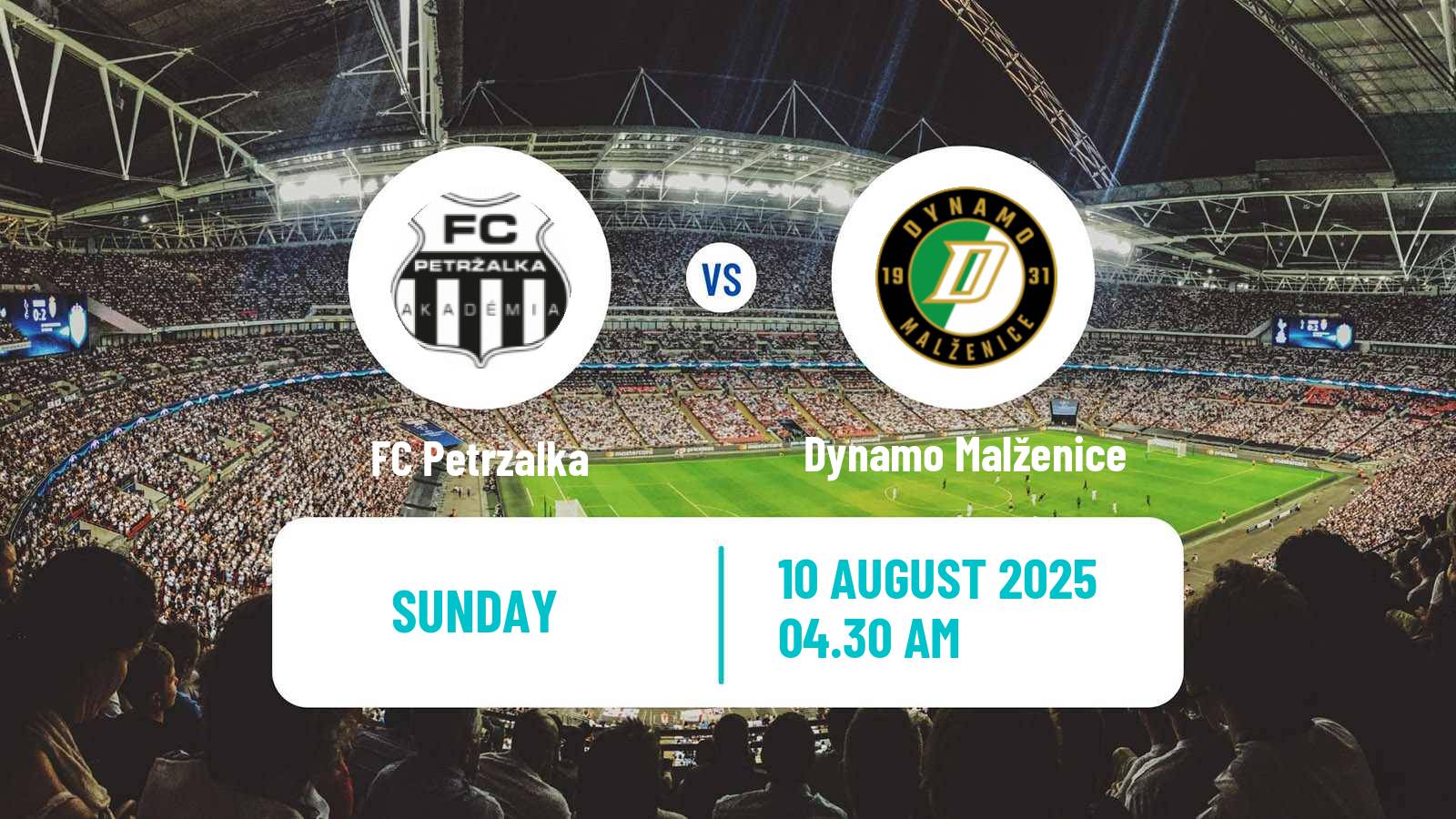 Soccer Slovak 2 Liga Petrzalka - Dynamo Malženice