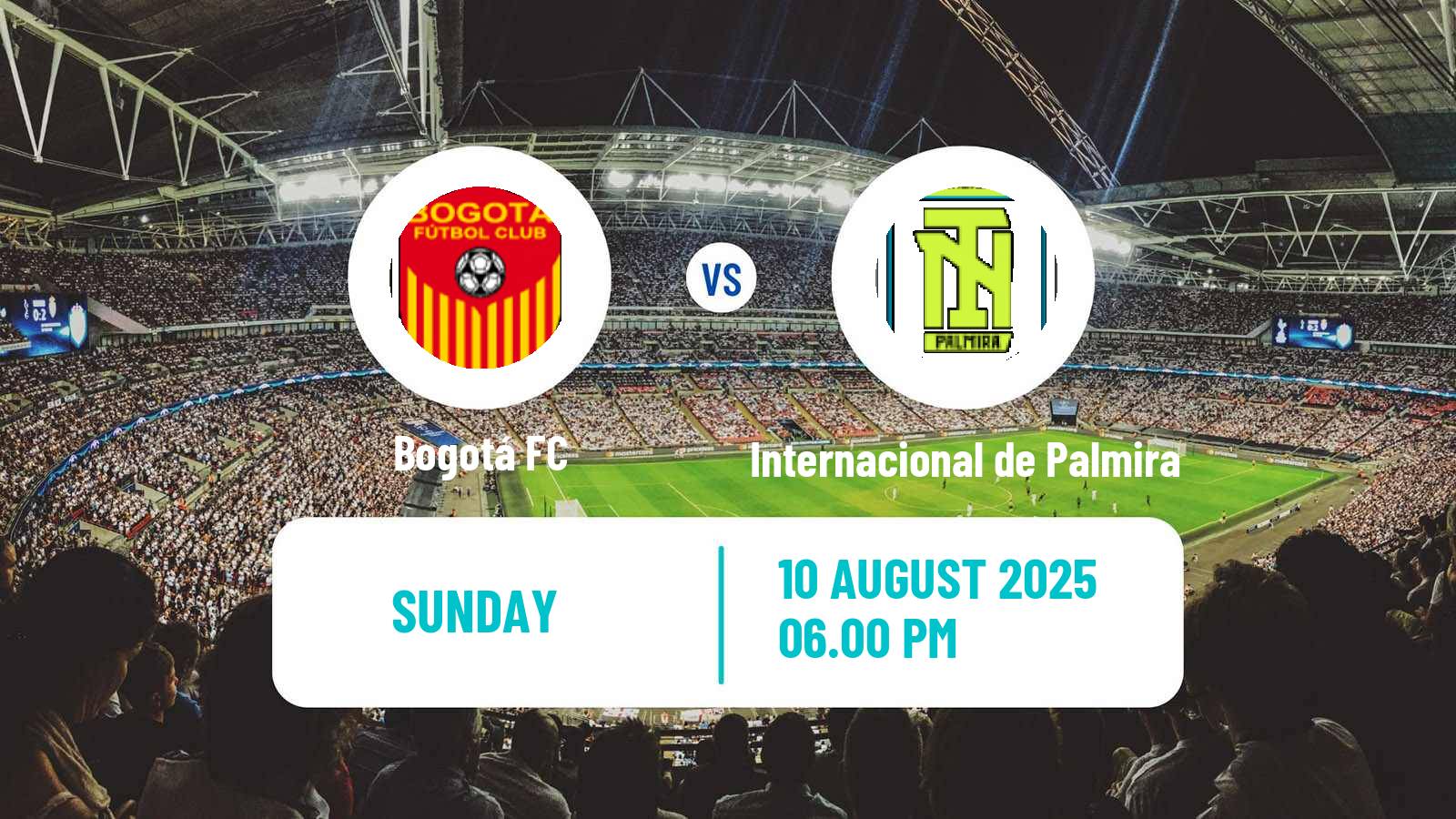Soccer Colombian Primera B Bogotá - Internacional de Palmira