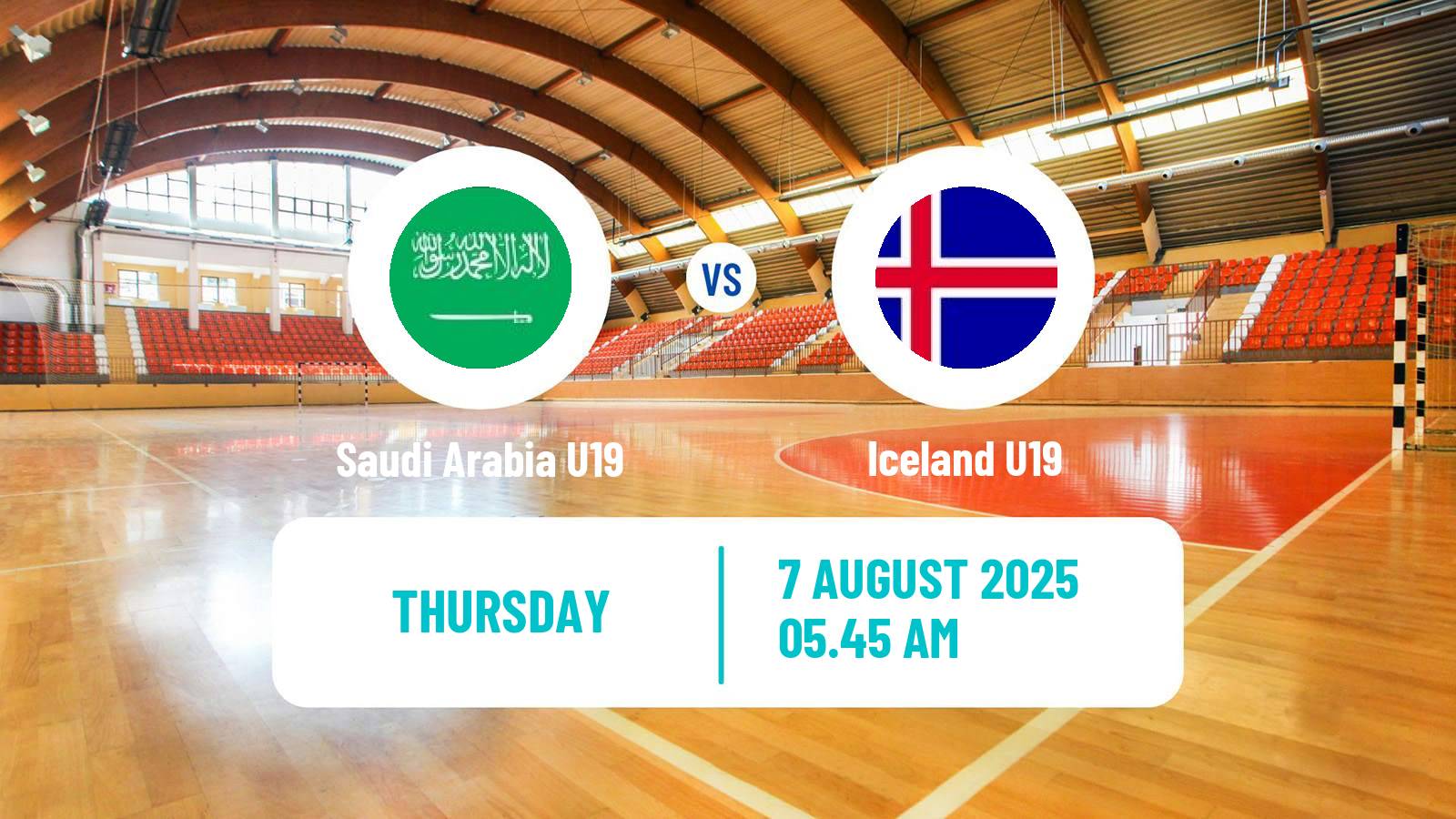 Handball World Championship U19 Handball Saudi Arabia U19 - Iceland U19