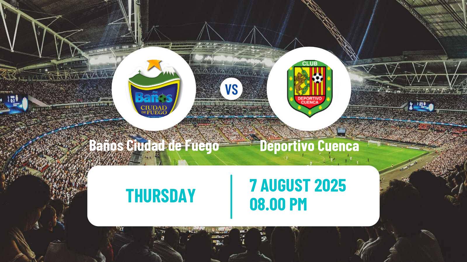 Soccer Ecuadorian Copa Baños Ciudad de Fuego - Deportivo Cuenca