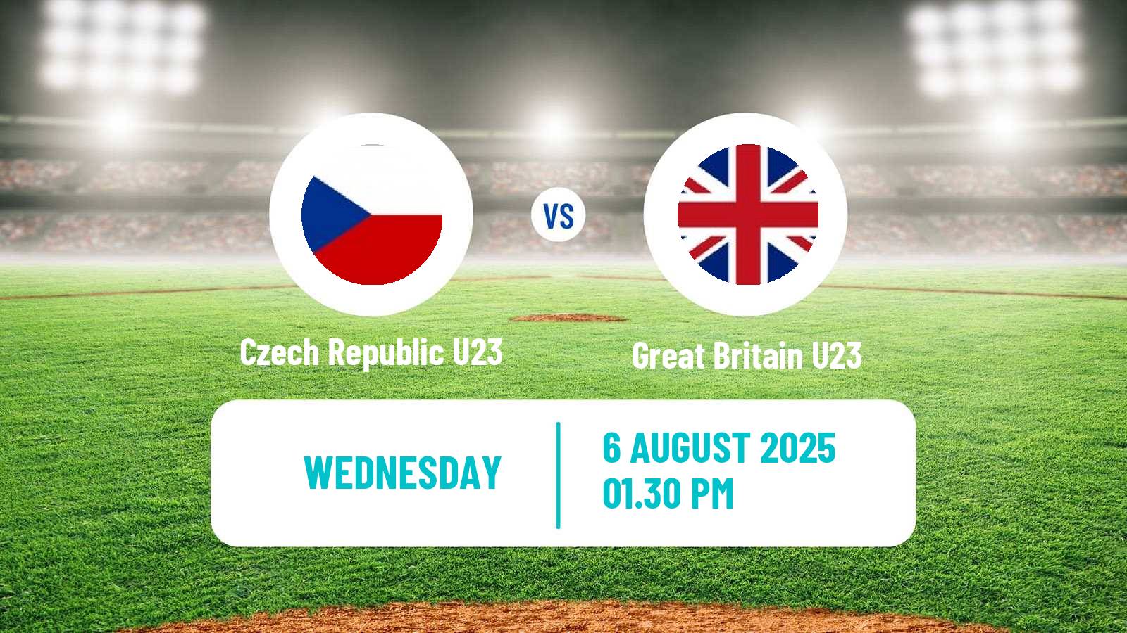 Baseball EuroBaseball U23 Czech Republic U23 - Great Britain U23