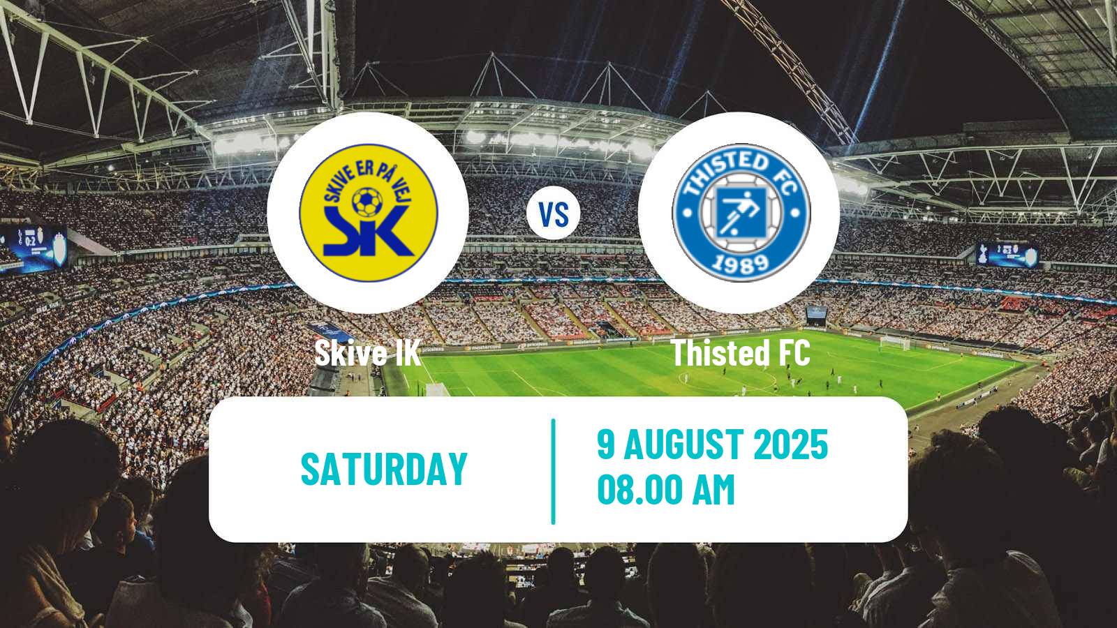 Soccer Danish 2 Division Skive IK - Thisted
