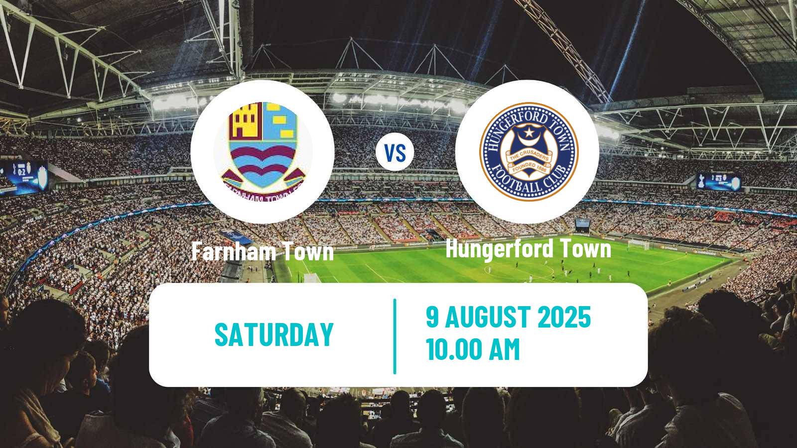 Soccer English Southern League South Division Farnham Town - Hungerford Town
