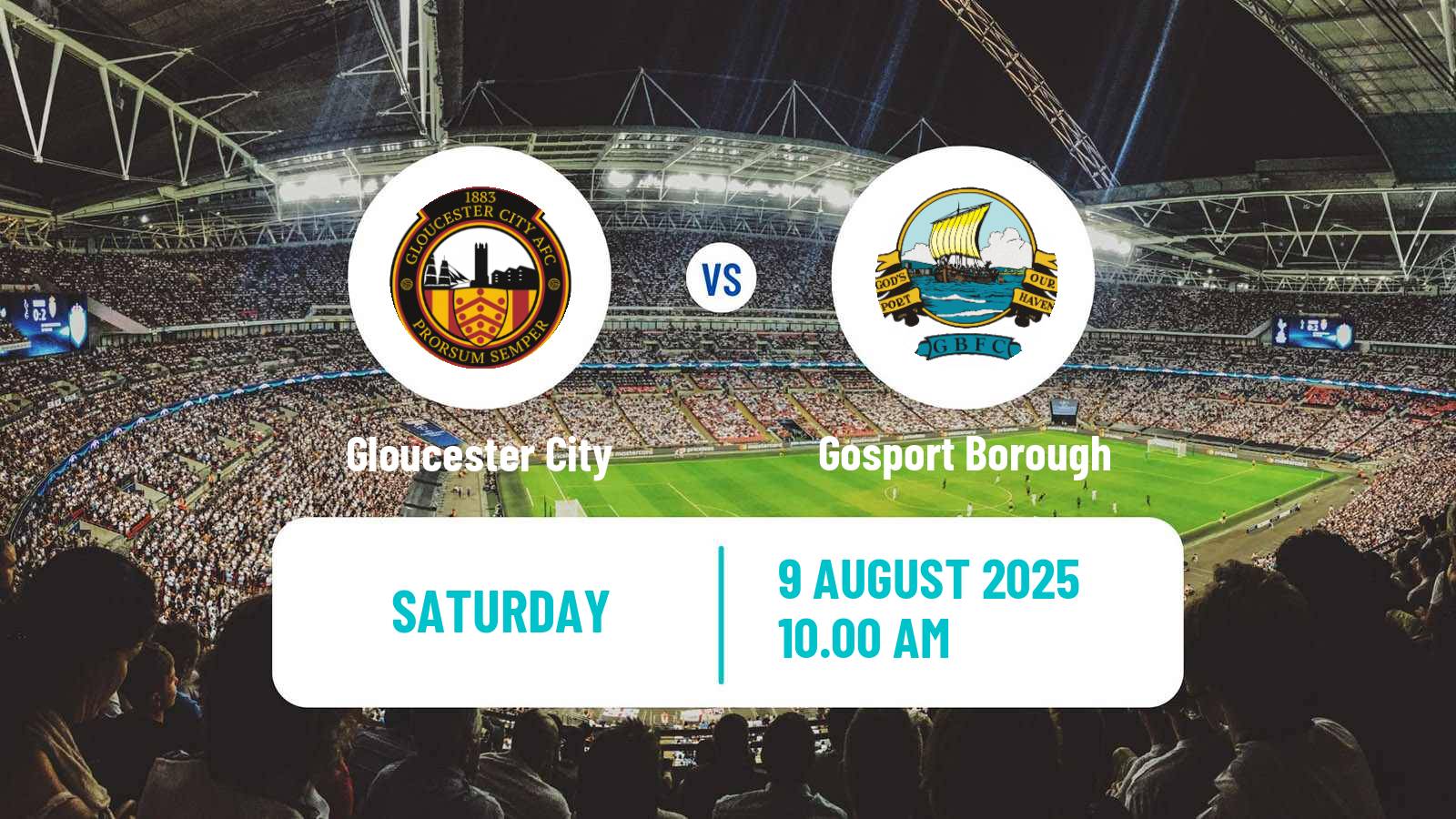 Soccer English Southern League South Division Gloucester City - Gosport Borough