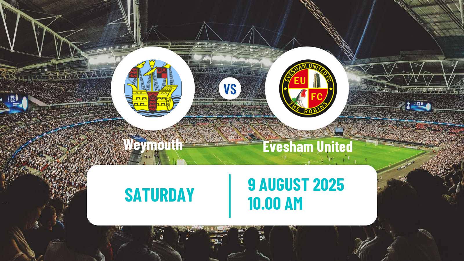 Soccer English Southern League South Division Weymouth - Evesham United