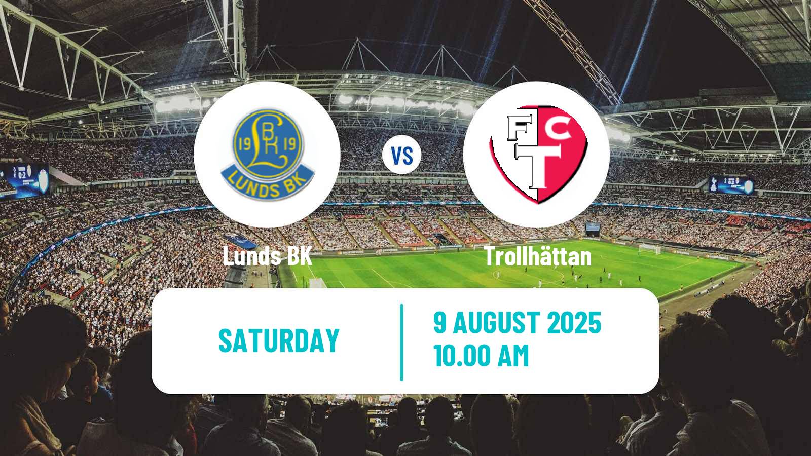 Soccer Swedish Division 1 Södra Lunds - Trollhättan