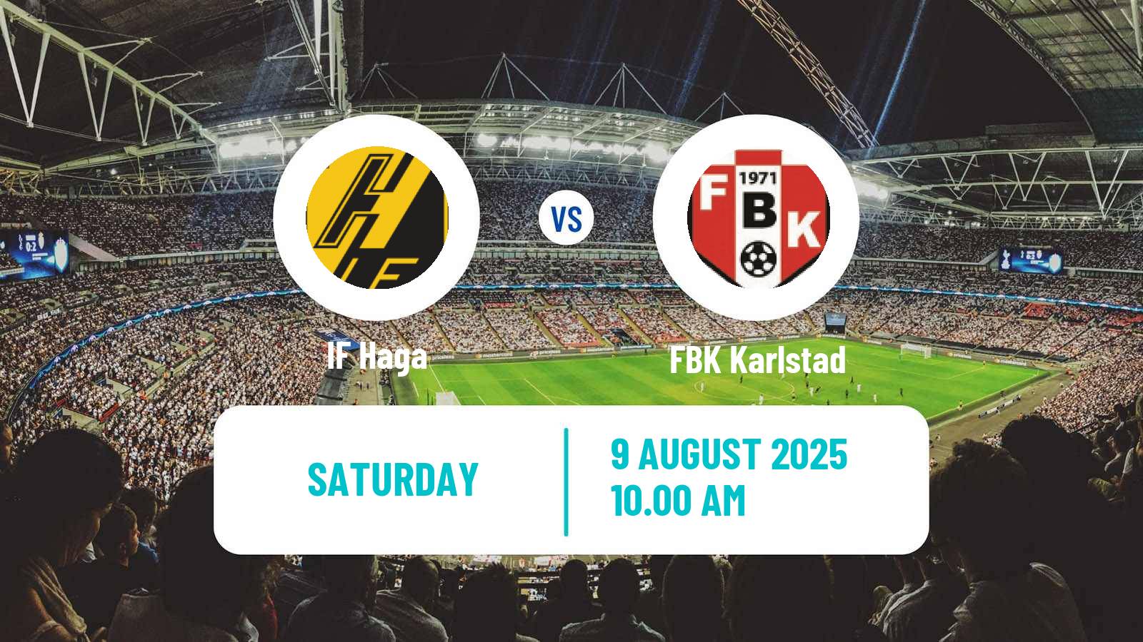 Soccer Swedish Division 2 - Norra Götaland Haga - FBK Karlstad