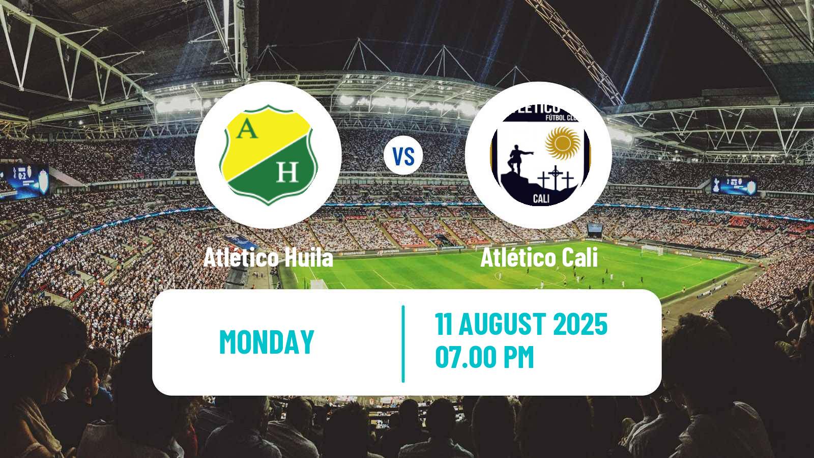 Soccer Colombian Primera B Atlético Huila - Atlético Cali
