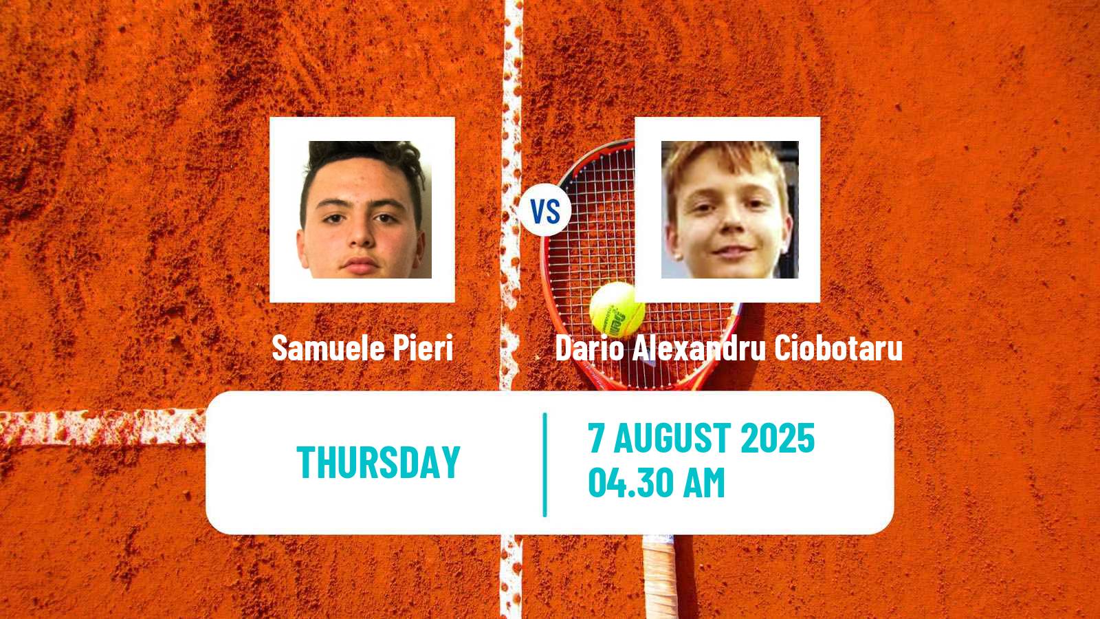 Tennis ITF M15 Curtea De Arges Men Samuele Pieri - Dario Alexandru Ciobotaru