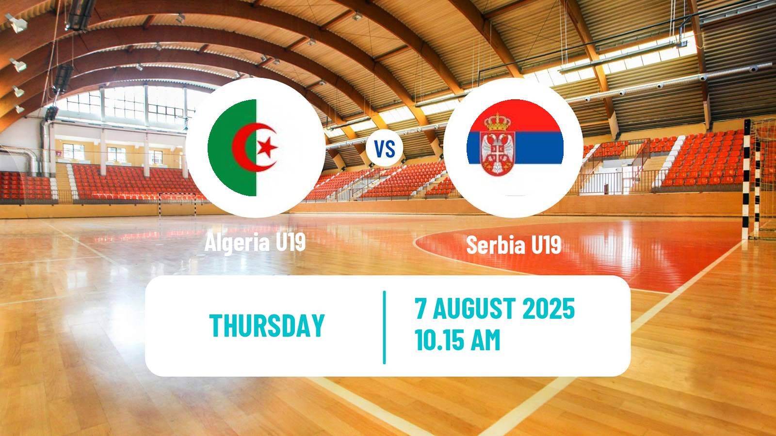 Handball World Championship U19 Handball Algeria U19 - Serbia U19