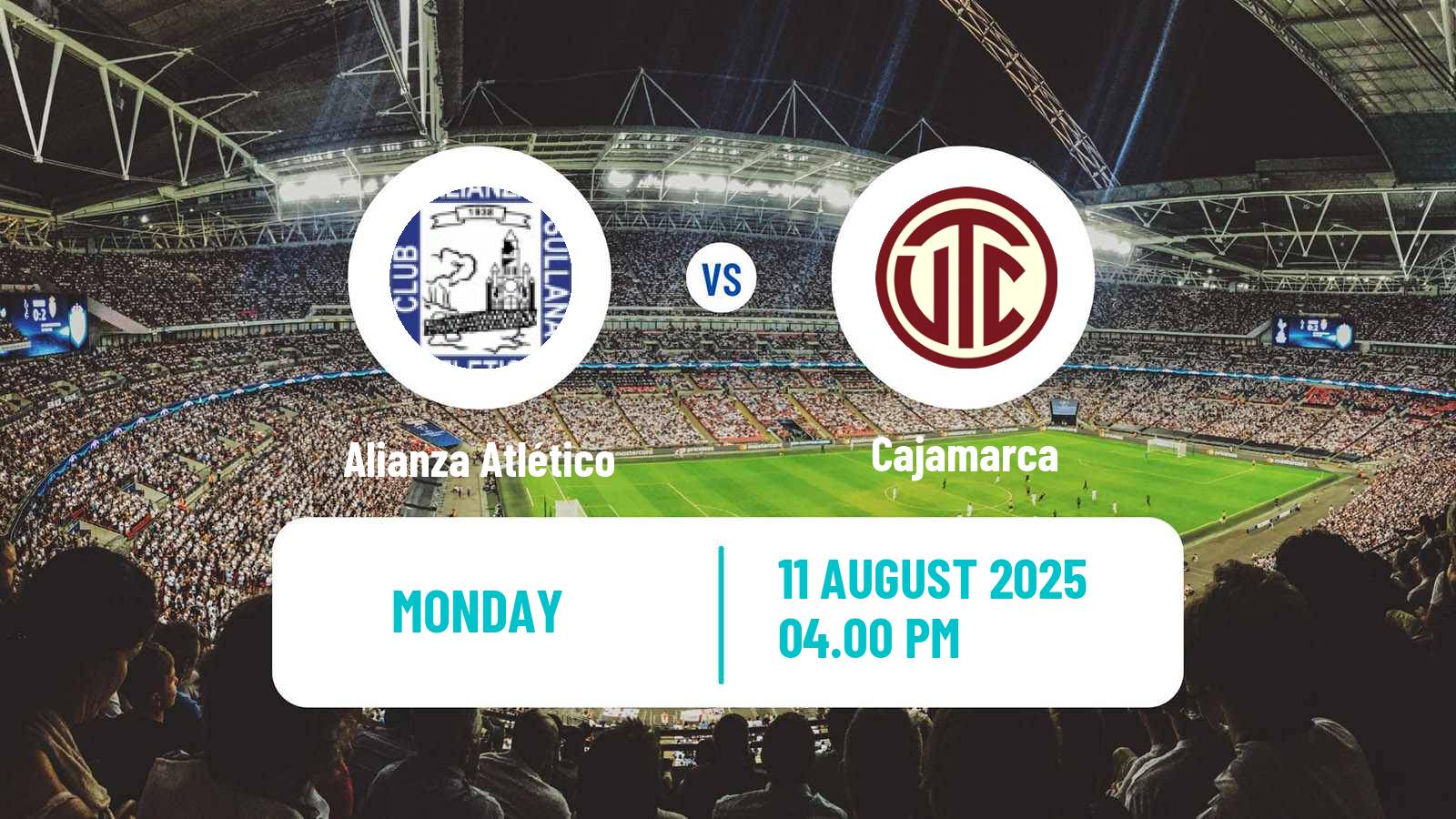 Soccer Peruvian Liga 1 Alianza Atlético - Cajamarca