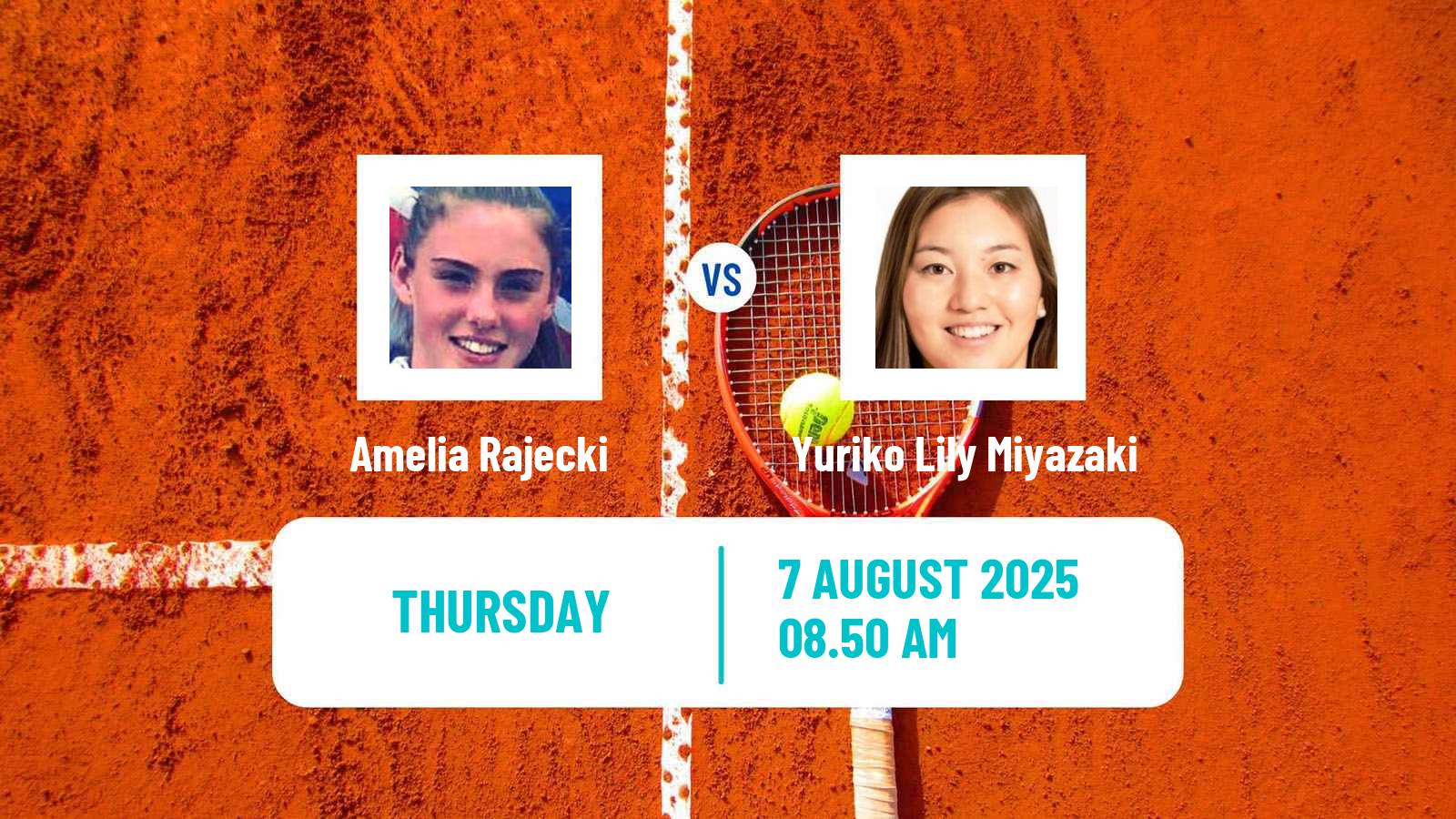 Tennis ITF W35 Roehampton 2 Women Amelia Rajecki - Yuriko Lily Miyazaki