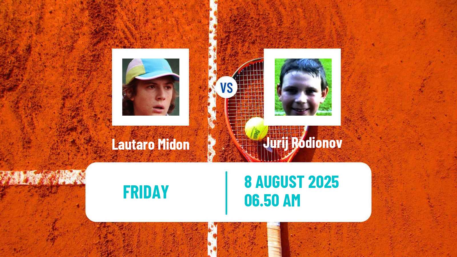 Tennis Bonn Challenger Men Lautaro Midon - Jurij Rodionov