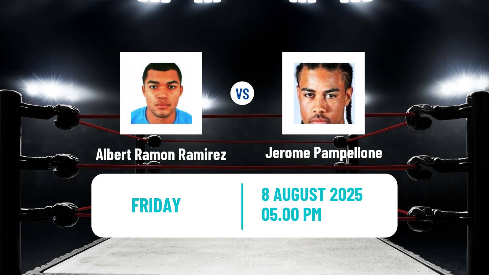 Boxing Light Heavyweight Men Others Matches Albert Ramon Ramirez - Jerome Pampellone