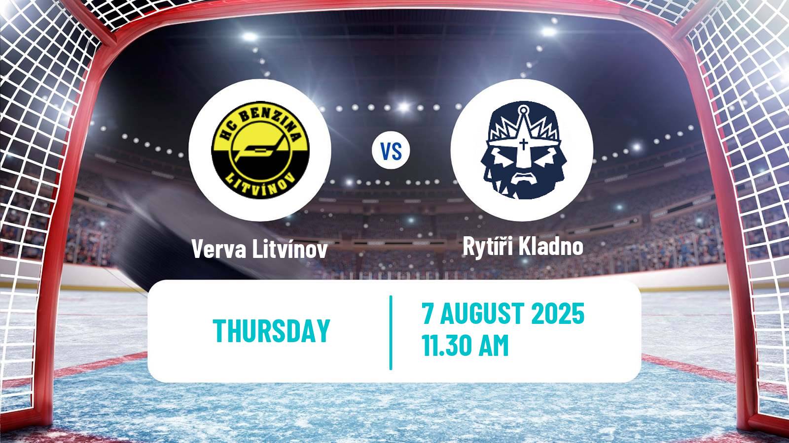 Hockey Club Friendly Ice Hockey Verva Litvínov - Rytíři Kladno