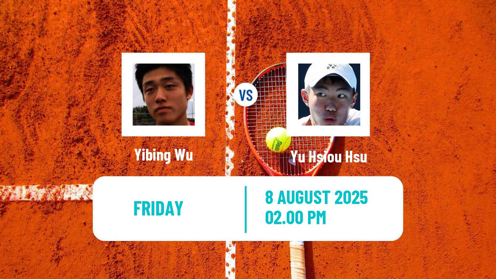 Tennis Chicago Challenger Men Yibing Wu - Yu Hsiou Hsu