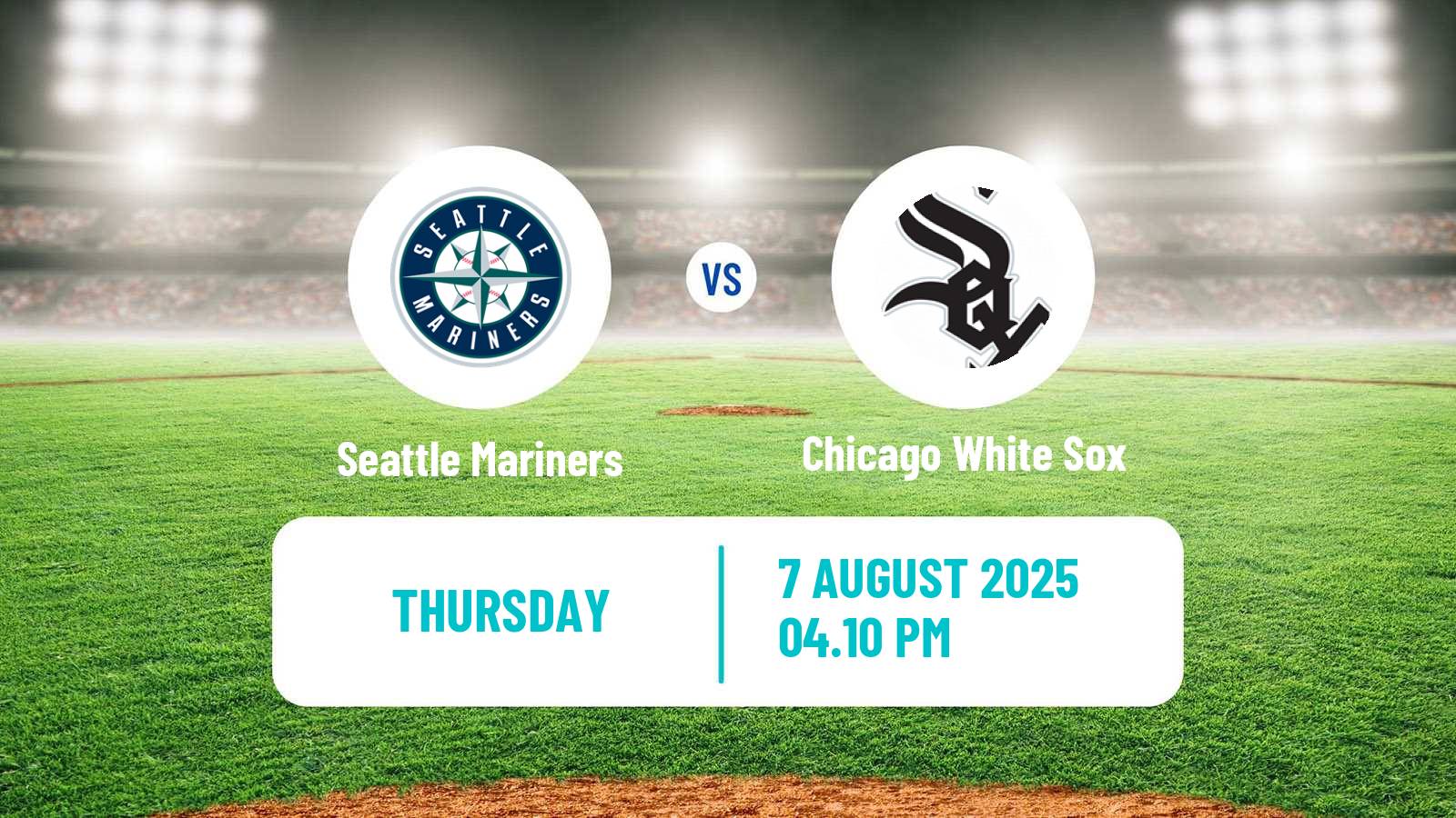 Baseball MLB Seattle Mariners - Chicago White Sox