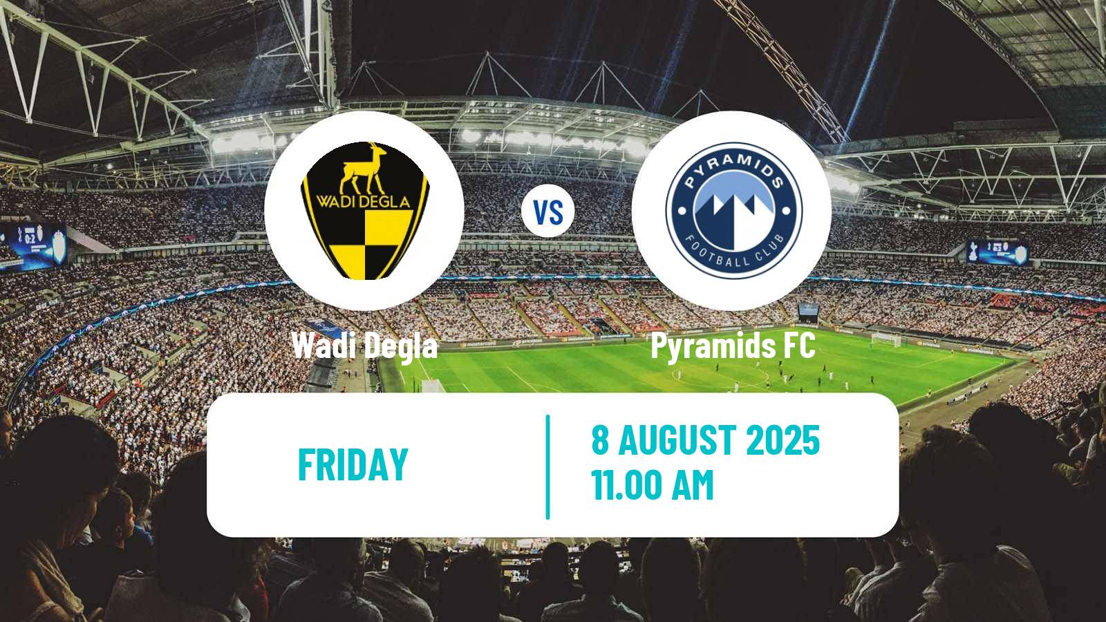 Soccer Egyptian Premier League Wadi Degla - Pyramids