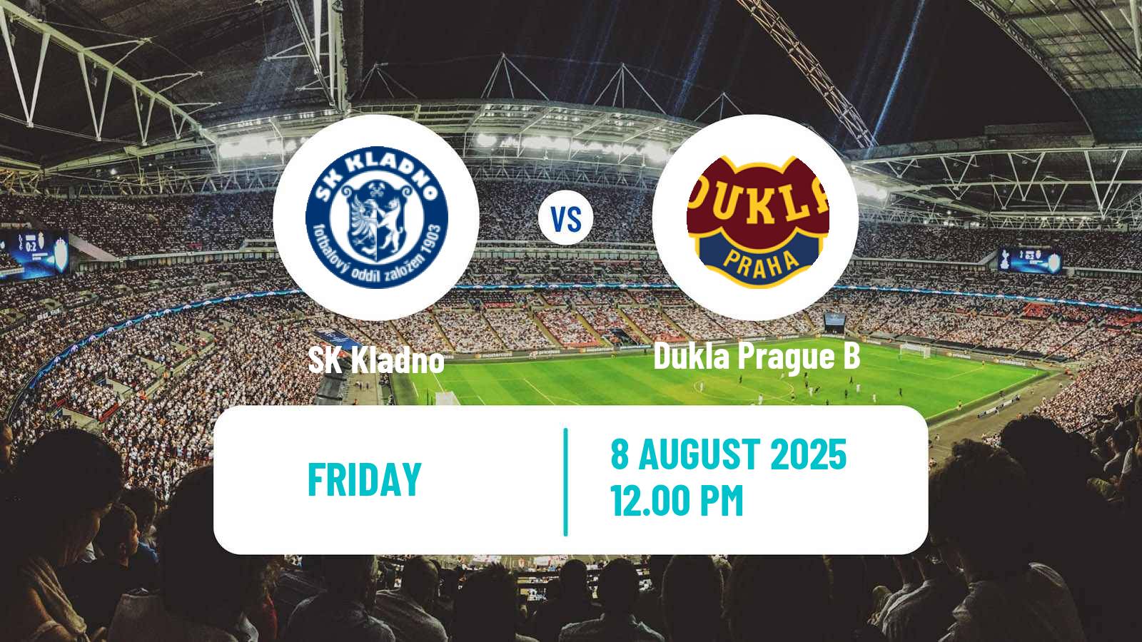 Soccer Czech CFL Group A Kladno - Dukla Prague B