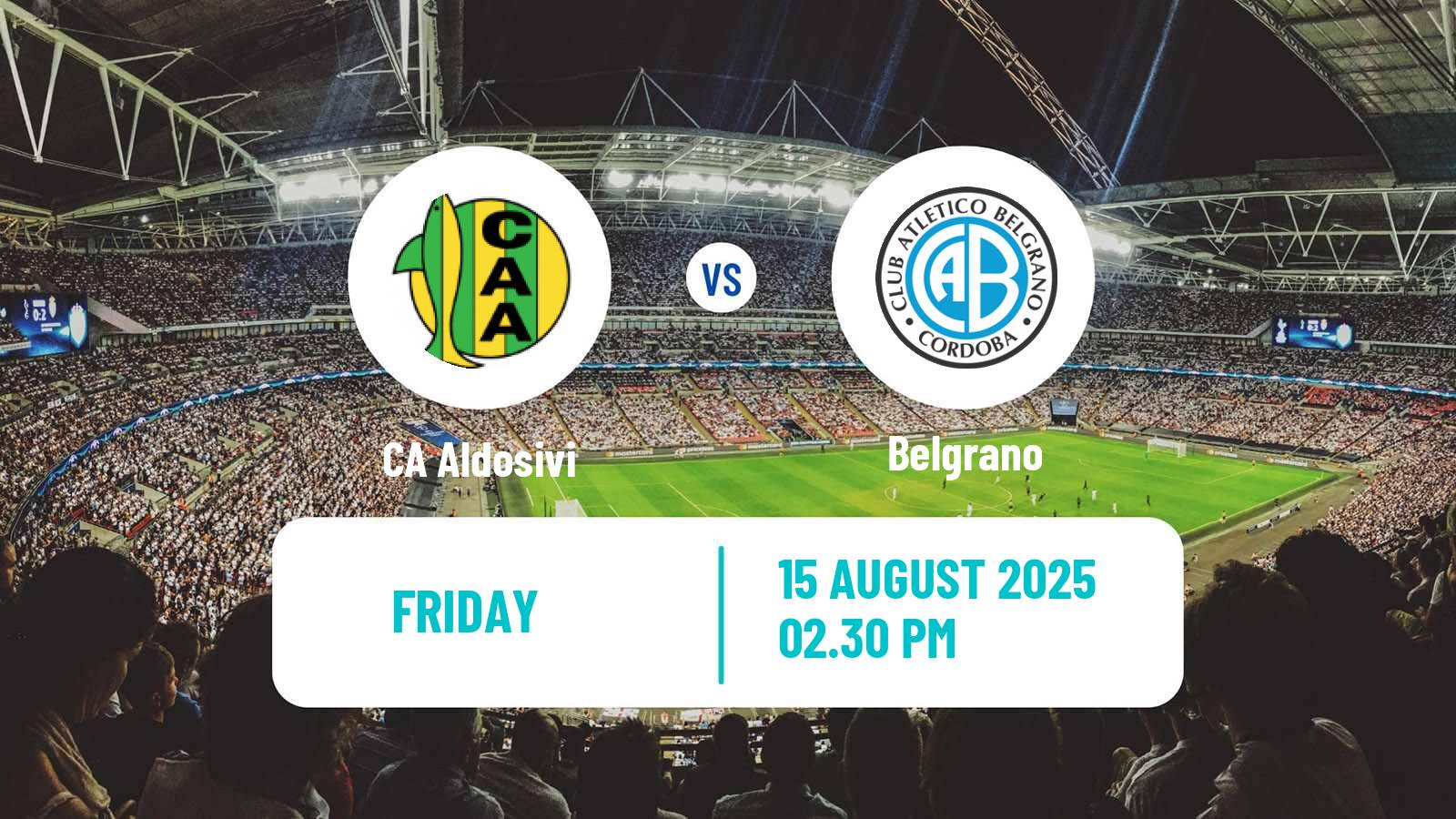 Soccer Argentinian Liga Profesional Aldosivi - Belgrano