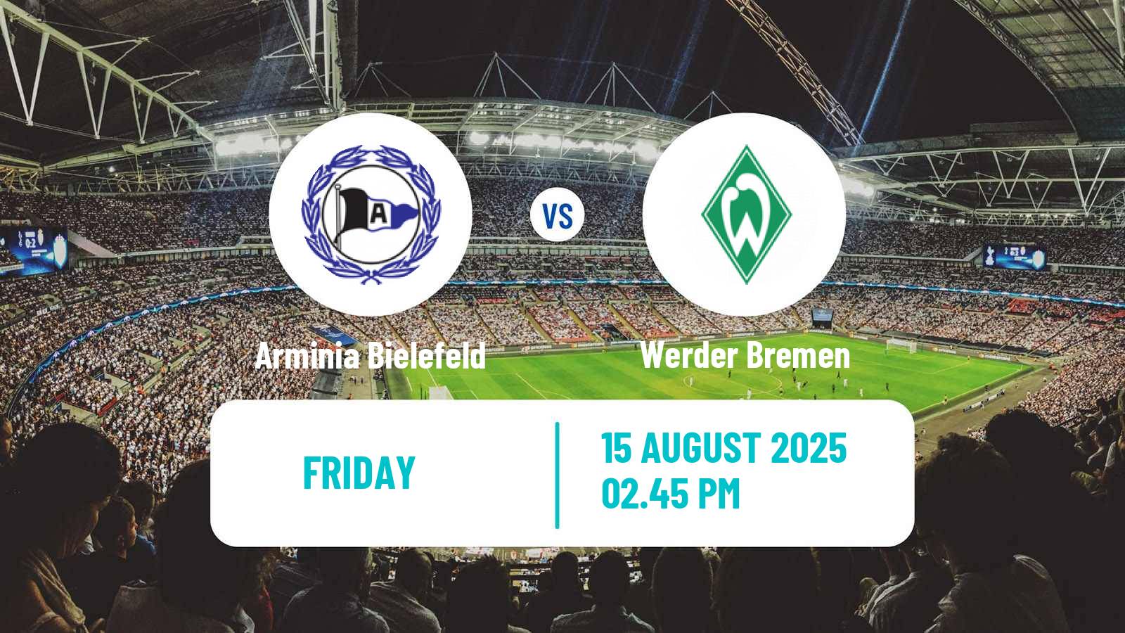 Soccer German DFB Pokal Arminia Bielefeld - Werder Bremen