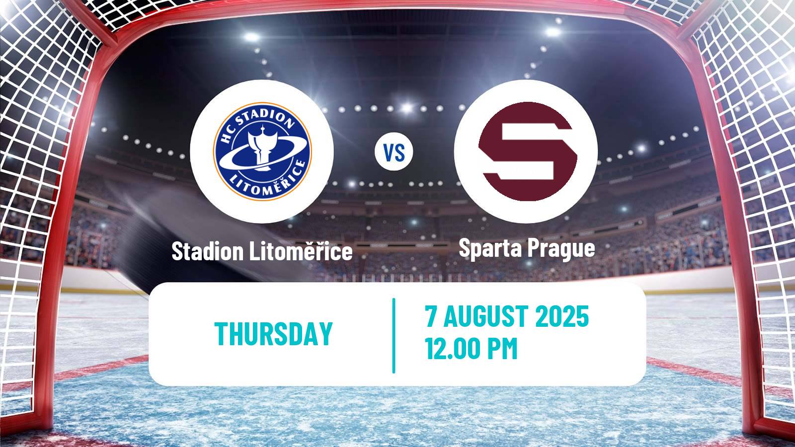 Hockey Club Friendly Ice Hockey Stadion Litoměřice - Sparta Prague