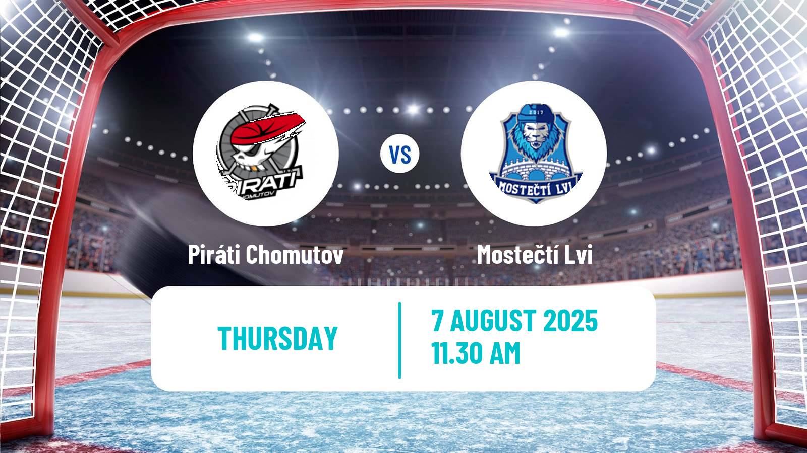 Hockey Club Friendly Ice Hockey Piráti Chomutov - Mostečtí Lvi