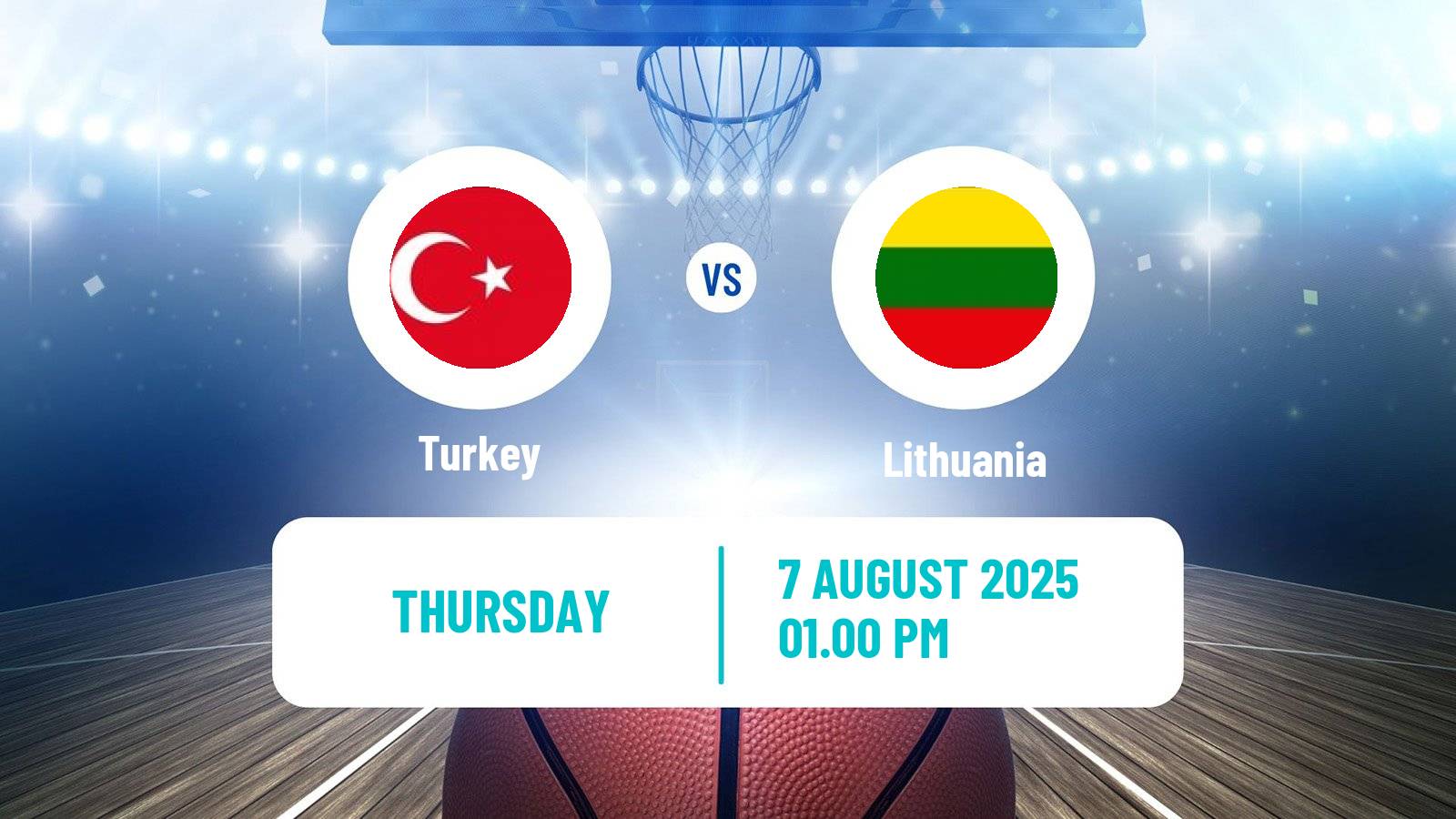 Basketball Friendly International Basketball Turkey - Lithuania