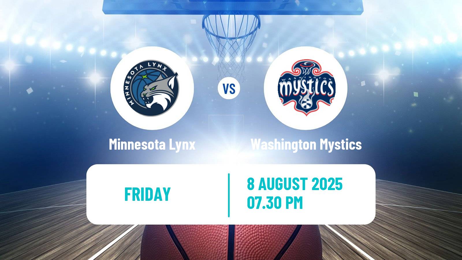 Basketball WNBA Minnesota Lynx - Washington Mystics