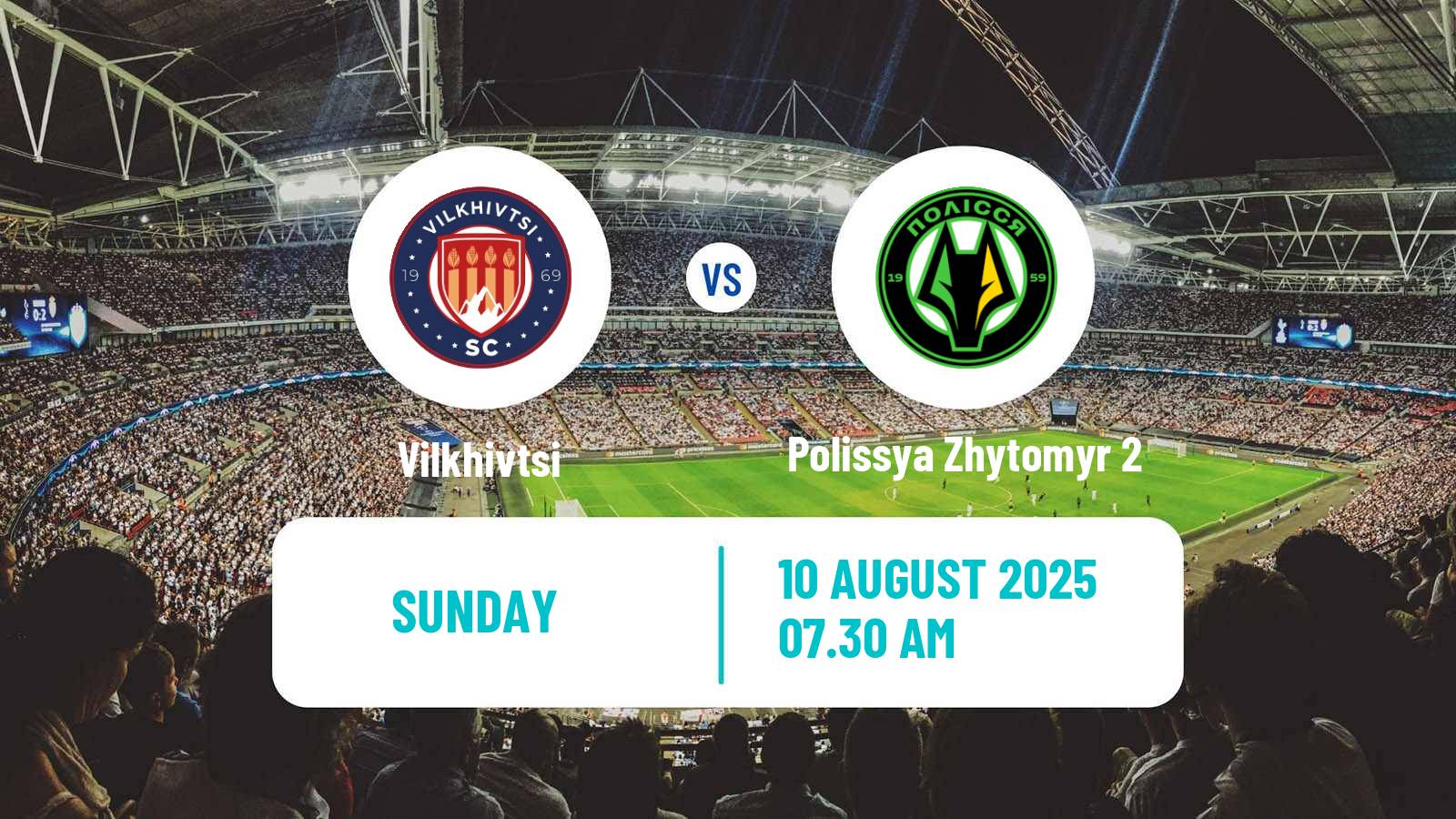 Soccer Ukrainian Druha Liga Vilkhivtsi - Polissya Zhytomyr 2
