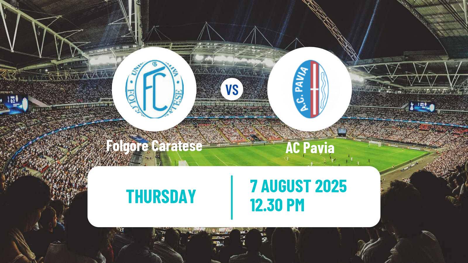 Soccer Club Friendly Folgore Caratese - Pavia